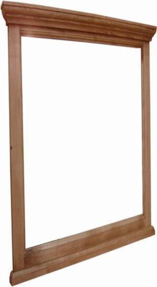 Unis Zrcadlo s dřevěným rámem 00933 - ATAN Nábytek