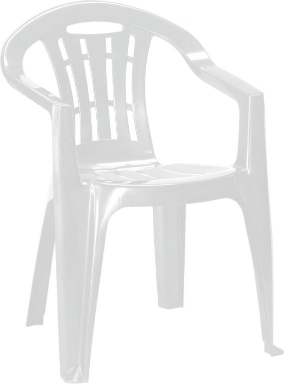 Allibert MALLORCA Zahradní židle - bílé - ATAN Nábytek