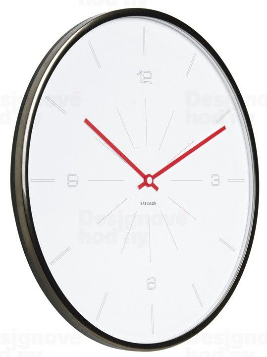 Designové nástěnné hodiny 5644WH Karlsson 40cm - FORLIVING