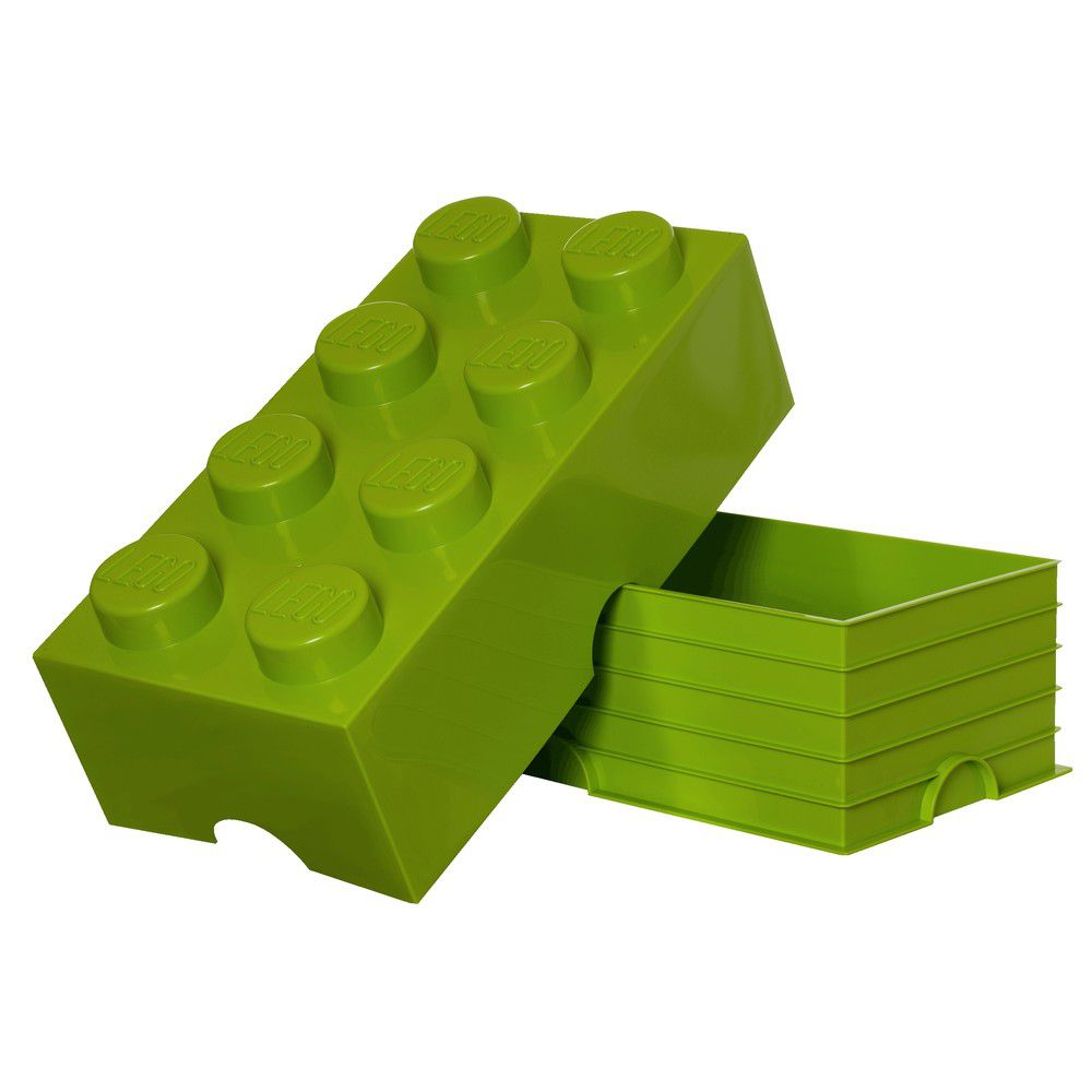 Limetkový úložný box LEGO® - Bonami.cz