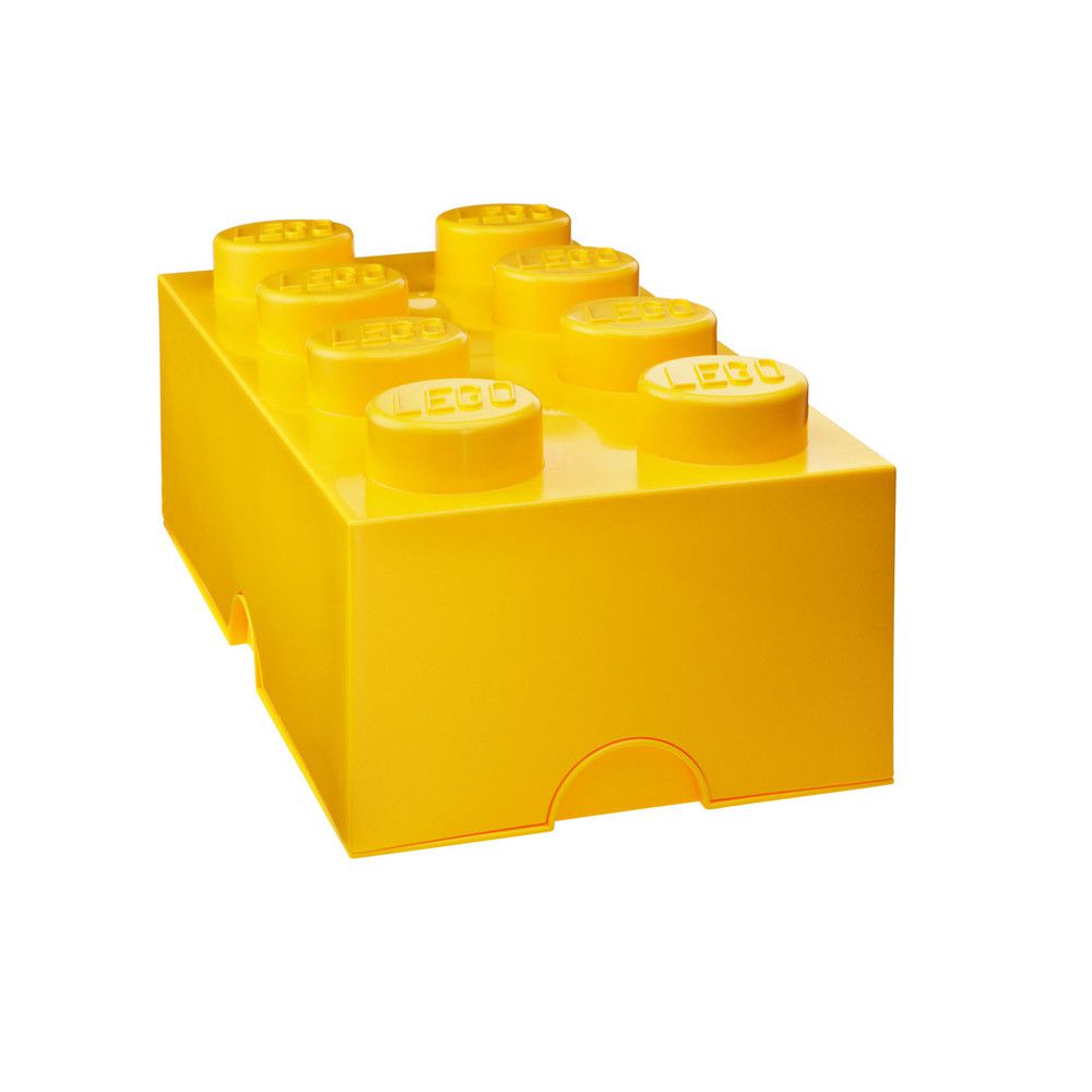 Tmavě žlutý úložný box LEGO® - Bonami.cz