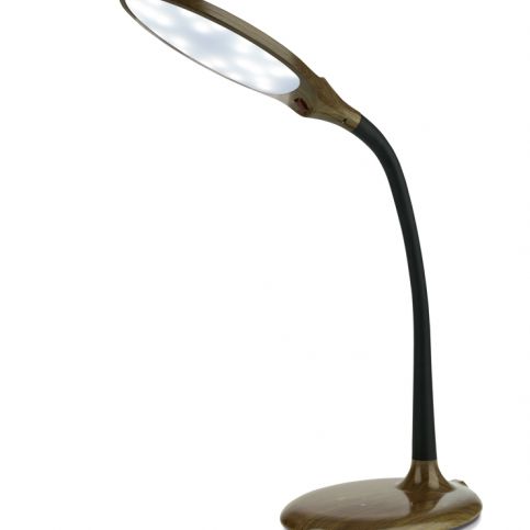 LED stolní lampa s denním světlem, dub - Velký Košík