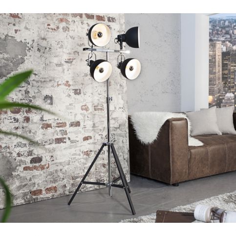 INV Stojací lampa  Spots černá - Design4life