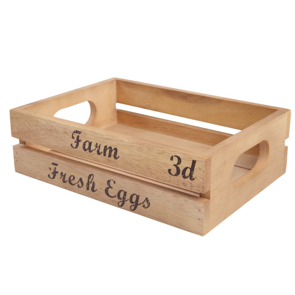Dřevěná akáciová přenoska T&G Woodware Baroque Fresh Eggs - Bonami.cz