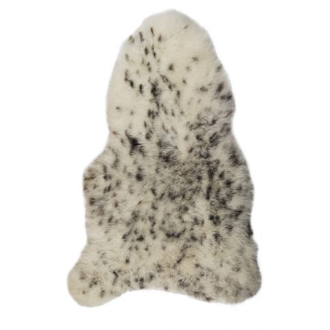 Černobílá ovčí kožešina s krátkým chlupem Arctic Fur Spotted, 90 x 60 cm - Bonami.cz