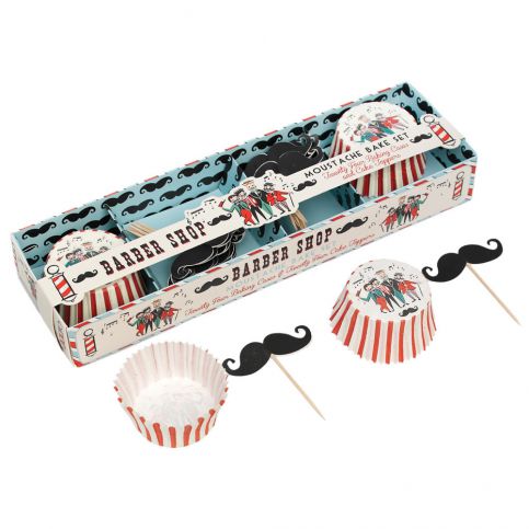 Set na cupcaky Rex London Moustache - Bonami.cz