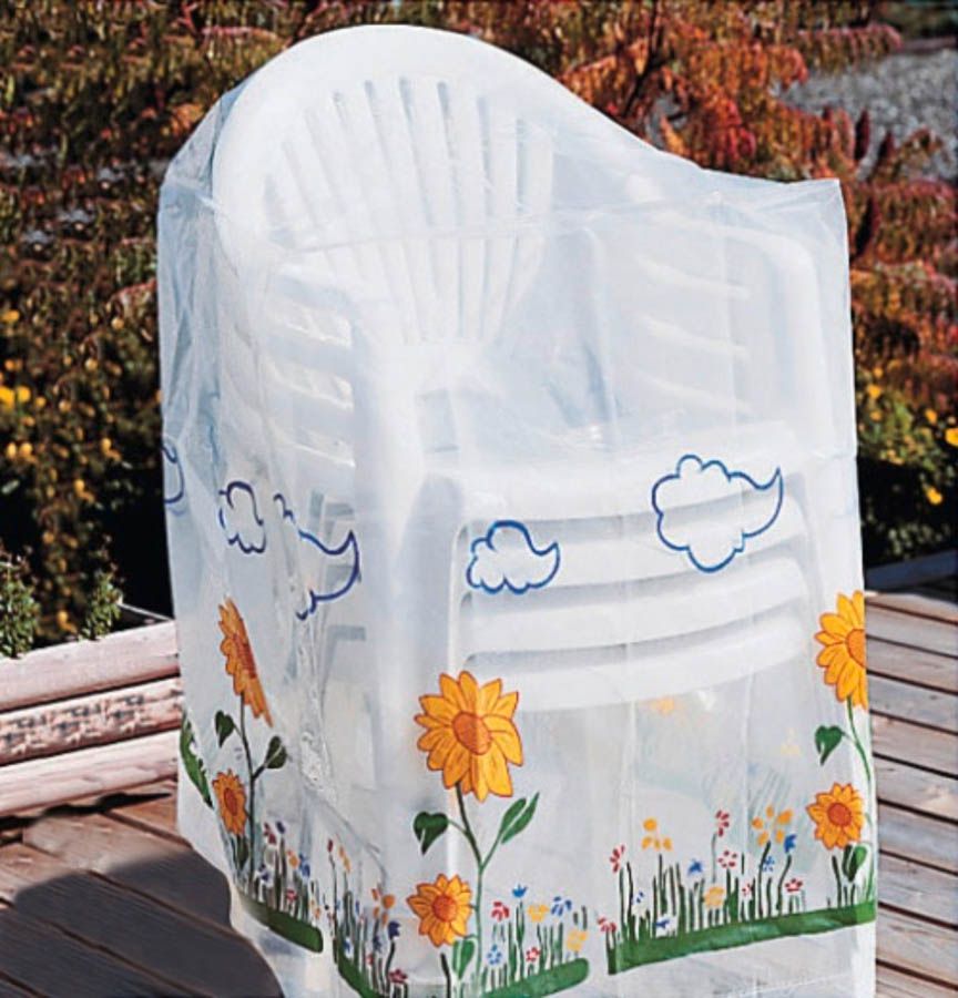 Die moderne Hausfrau Ochranný obal na zahradní židle Slunečnice - Velký Košík