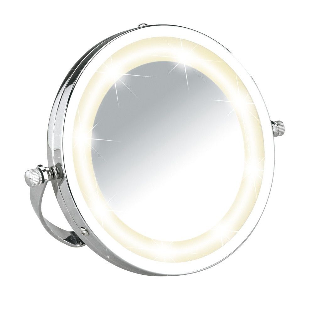 Zvětšovací zrcadlo s LED osvětlením Wenko Brolo - Bonami.cz