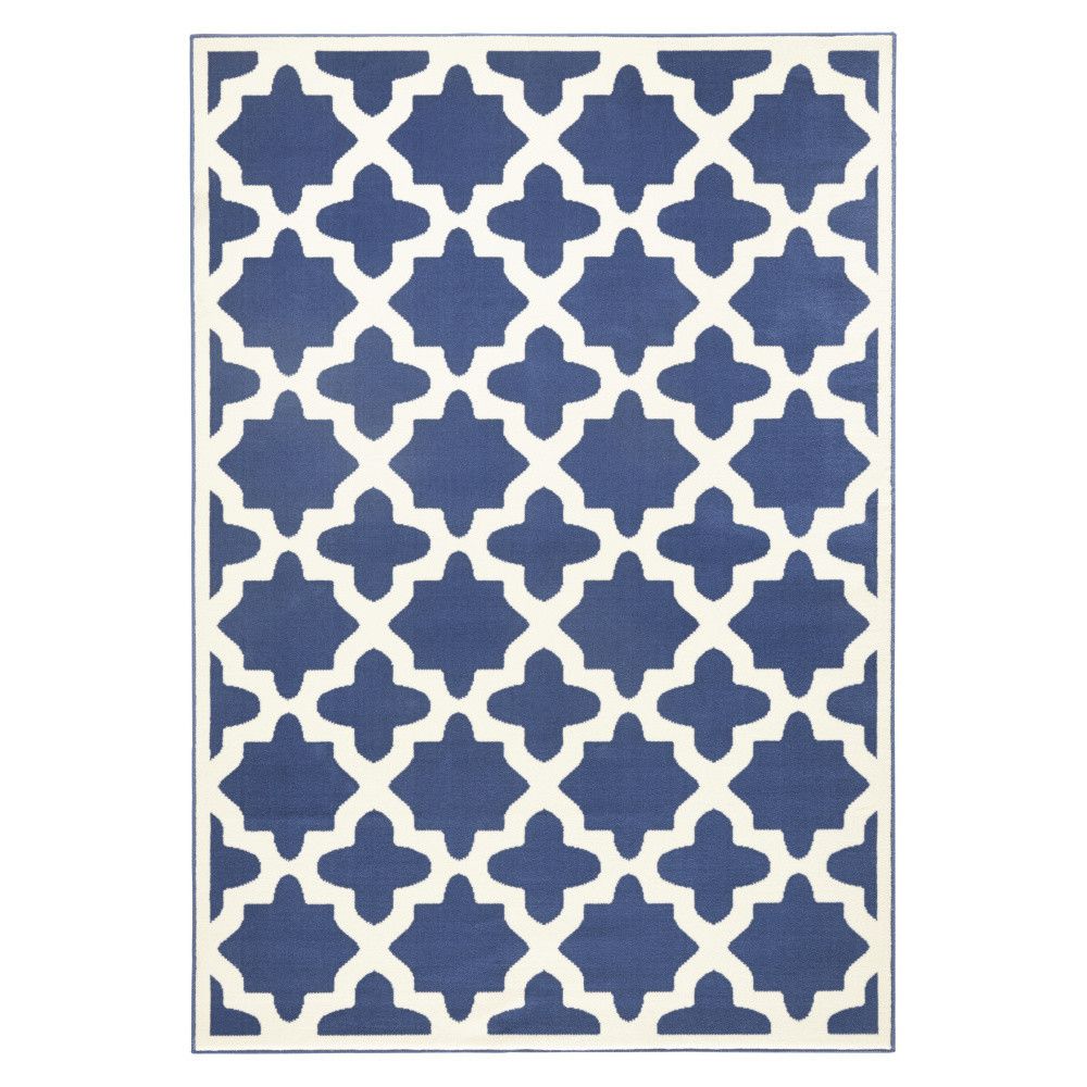 Modro-bílý koberec Zala Living Noble, 70 x 140 cm - Bonami.cz