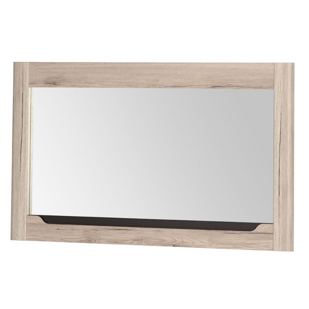 Nástěnné zrcadlo s rámem v dubovém dekoru Szynaka Meble Desjo, 118 x 70 cm - Bonami.cz