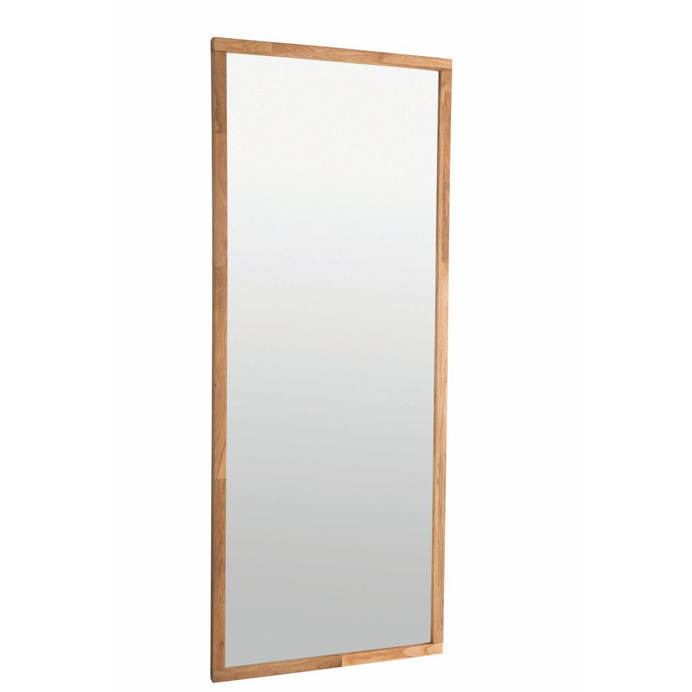 Přírodní olejované dubové nástěnné zrcadlo Rowico Featti L, 150 cm RW_103667 - MUJ HOUSE.cz