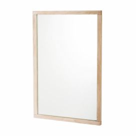Nástěnné zrcadlo s dřevěným rámem 60x90 cm Lodur – Rowico iodesign.cz