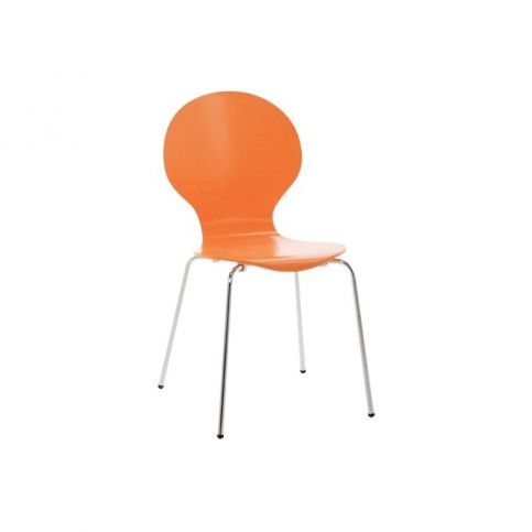 Jídelní židle Line, oranžová SCHDNH000016002S SCANDI+ - Designovynabytek.cz