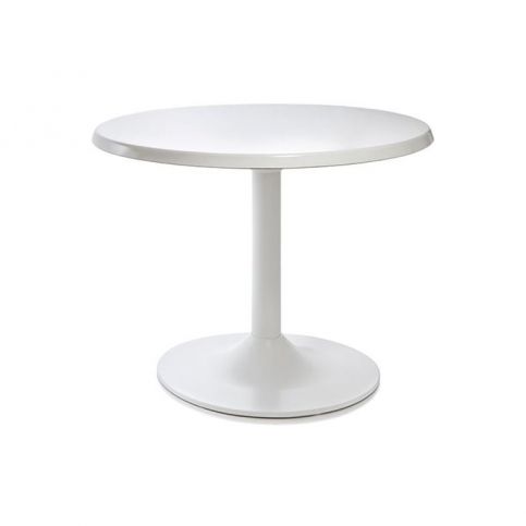 Konferenční stolek Mojito, průměr 60 cm, bílý - Designovynabytek.cz