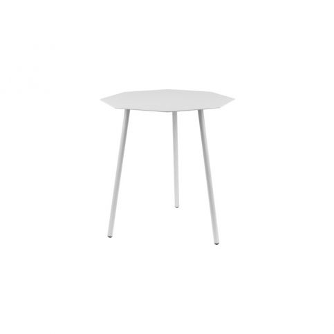 Odkládací stolek Octagon, bílá, 45x50 cm tfh-LM1326 Time for home - Designovynabytek.cz