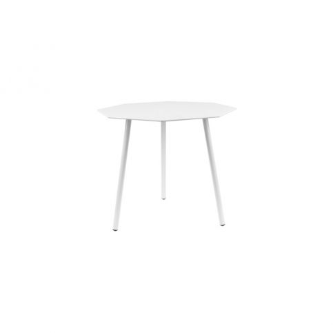 Odkládací stolek Octagon, bílá, 45x40 cm Stfh-LM1329 Time for home+ - Designovynabytek.cz