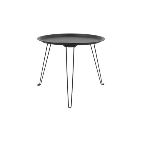 Odkládací stolek Torsi 36,5 cm, černá Stfh-PT2576BK Time for home+ - Designovynabytek.cz