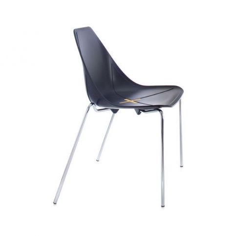 Designová židle X Chair Four, černá - Designovynabytek.cz