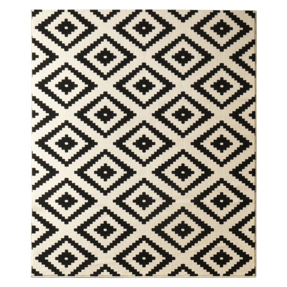 Krémovo-černý koberec Hanse Home Hamla Diamond, 80 x 150 cm - Bonami.cz