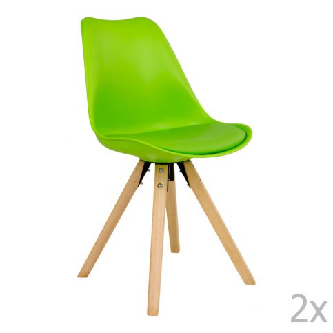 Sada 2 zelených židlí House Nordic Bergen - Bonami.cz