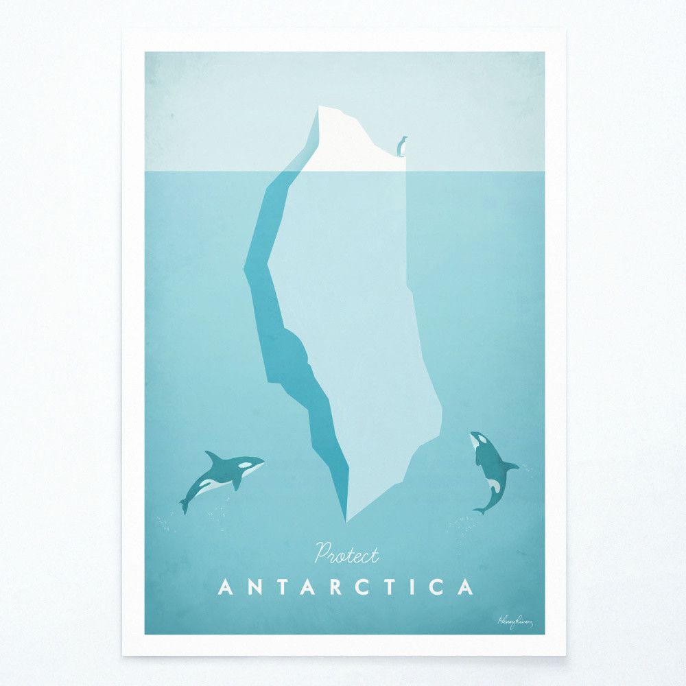 Plakát Travelposter Antarctica, A3 - Bonami.cz