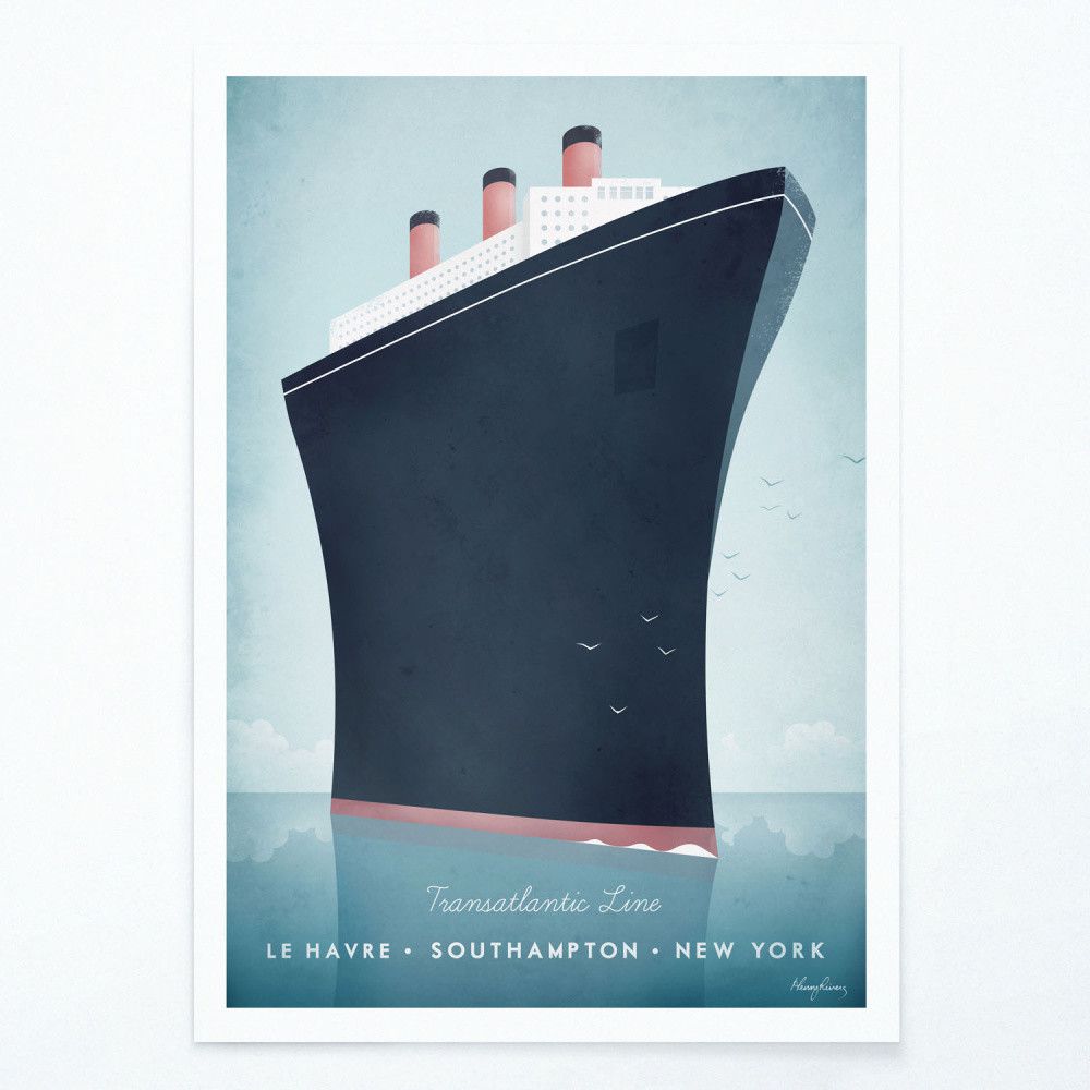 Plakát Travelposter Cruise Ship, A2 - Bonami.cz