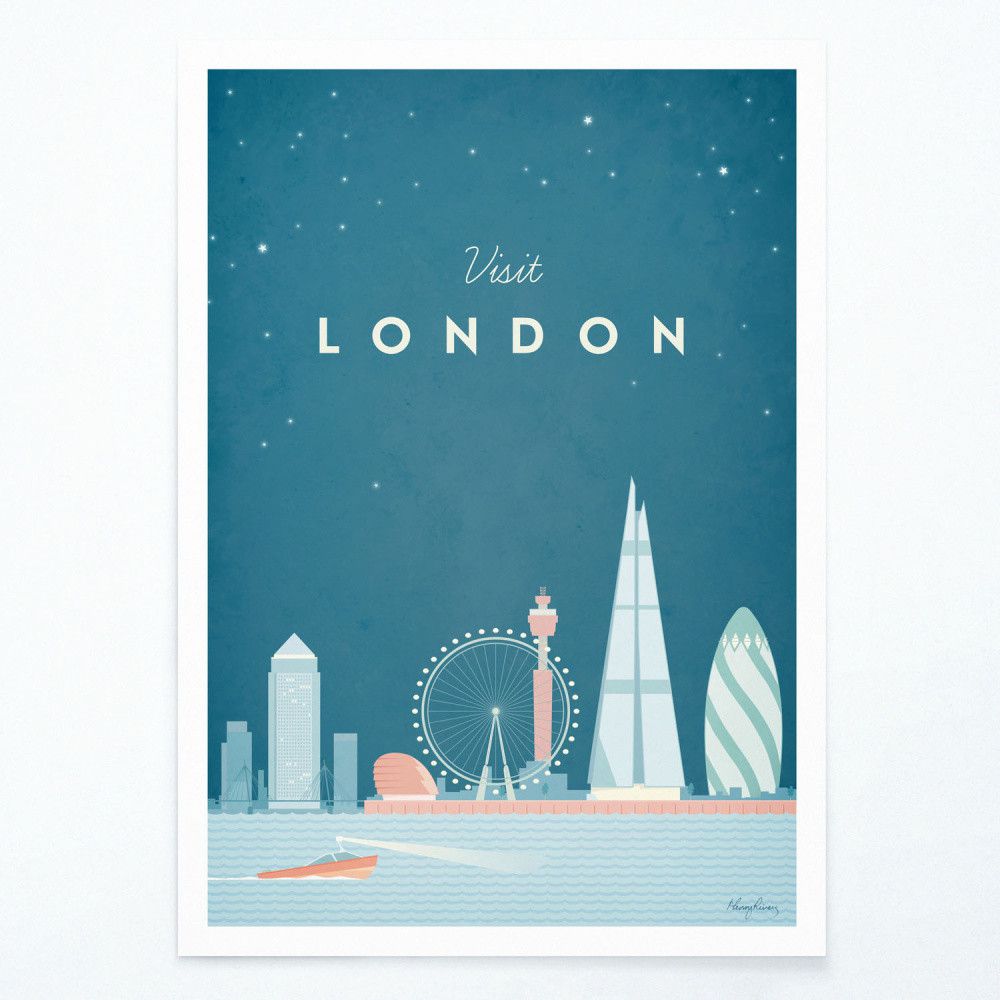 Plakát Travelposter London, 50 x 70 cm - Bonami.cz