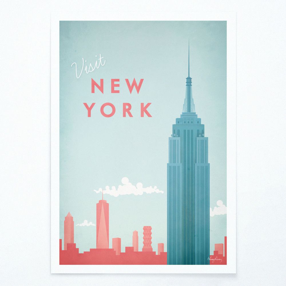 Plakát Travelposter New York, A3 - Bonami.cz