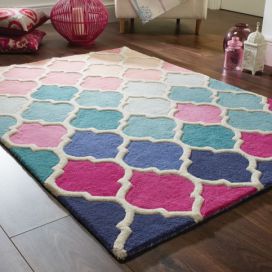 Vlněný koberec Flair Rugs Rosella, 80 x 150 cm