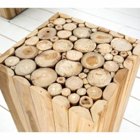 Design4life: INV Odkládací stolek  Reisig 50cm naplavené dřevo