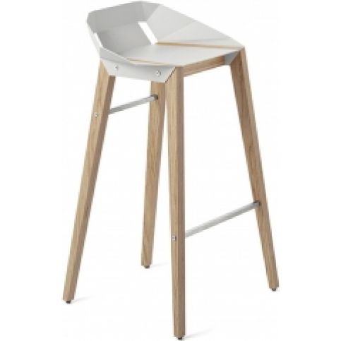 Barová židle Tabanda DIAGO, 75 cm, dubová podnož (RAL9018)  - Designovynabytek.cz