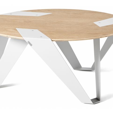 Designový stůl Tabanda Mobiush, bílý, 75 cm mobiush01 Tabanda - Designovynabytek.cz
