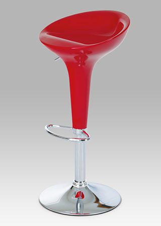 Autronic Barová židle AUB-9002 RED - Červená - ATAN Nábytek