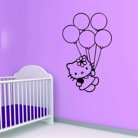 Samolepka na zeď - Hello Kitty (36x60 cm) - PopyDesign - Popydesign