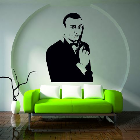 Samolepka na zeď - James Bond 007 (40x60 cm) - PopyDesign - Popydesign