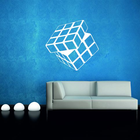 Samolepka na zeď - Rubikova Kostka (60x57 cm) - PopyDesign - Popydesign