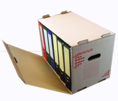Archivační krabice na šanony 500x300x330mm - Centrum-krabice.cz