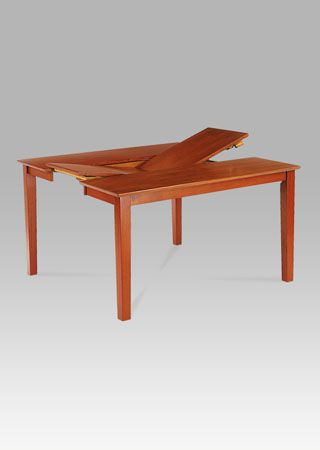 Jídelní stůl rozkl. 91+45x136x75 cm, barva třešeň AUB-200 TR2 Autronic - DEKORHOME.CZ