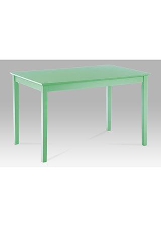Jídelní stůl 120x75 cm, zelená YAT676 GRN Autronic - DEKORHOME.CZ