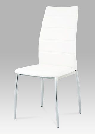 Autronic Jídelní židle AC-1295 WT - bílá - ATAN Nábytek