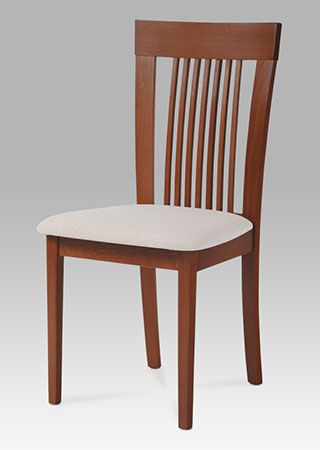 Autronic Jídelní židle BC-3940 TR3 - Třešeň, potah krémový - DAKA nábytek