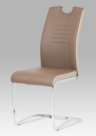 Autronic Jídelní židle DCL-406 COF - hnědá/cappucino boky - ATAN Nábytek