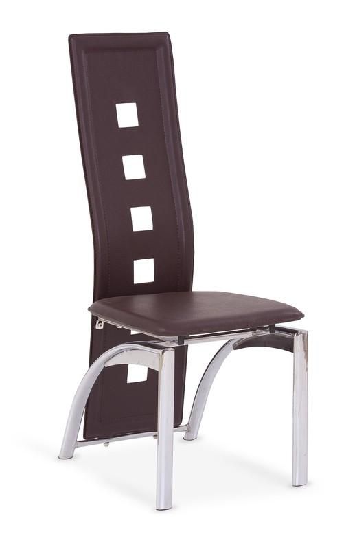 Jídelní židle K4 tmavě hnědá - ATAN Nábytek