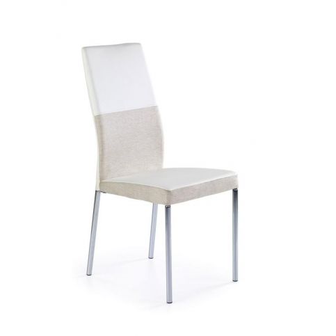 Kovová židle K173  Halmar béžová-světle hnědá - DEKORHOME.CZ