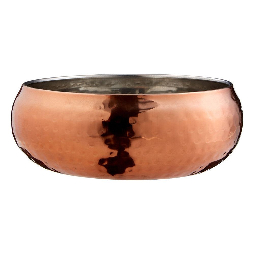 Dekorativní mísa v barvě růžového zlata Premier Housewares Hammered, ⌀ 12 cm - Bonami.cz