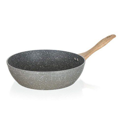 BANQUET Pánev WOK s nepřilnavým povrchem NATURAL STONE 28 x 7,8 cm - 4home.cz