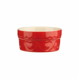 Červená zapékací kameninová miska na creme brulee Premier Housewares Sweet Heart, ⌀ 10 cm