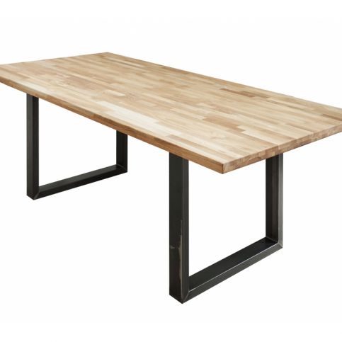 INV Jídelní stůl Industrial Slide 160cm dub - Design4life