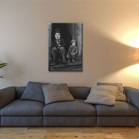 Charlie Chaplin - obraz na plátně 70 x 100 cm - GLIX DECO s.r.o.