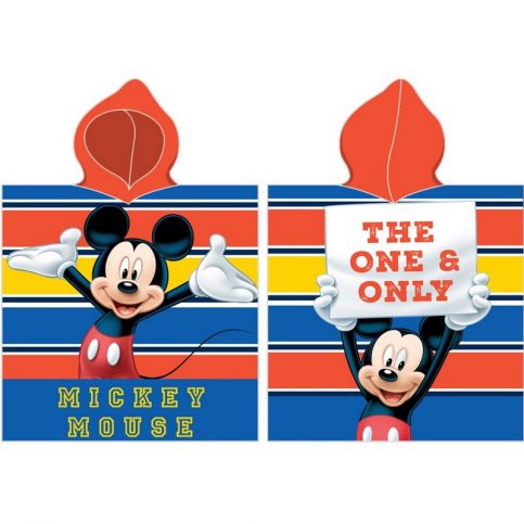 BedTex Dětské pončo Mickey Mouse The One and Only, 50 x 100 cm - 4home.cz
